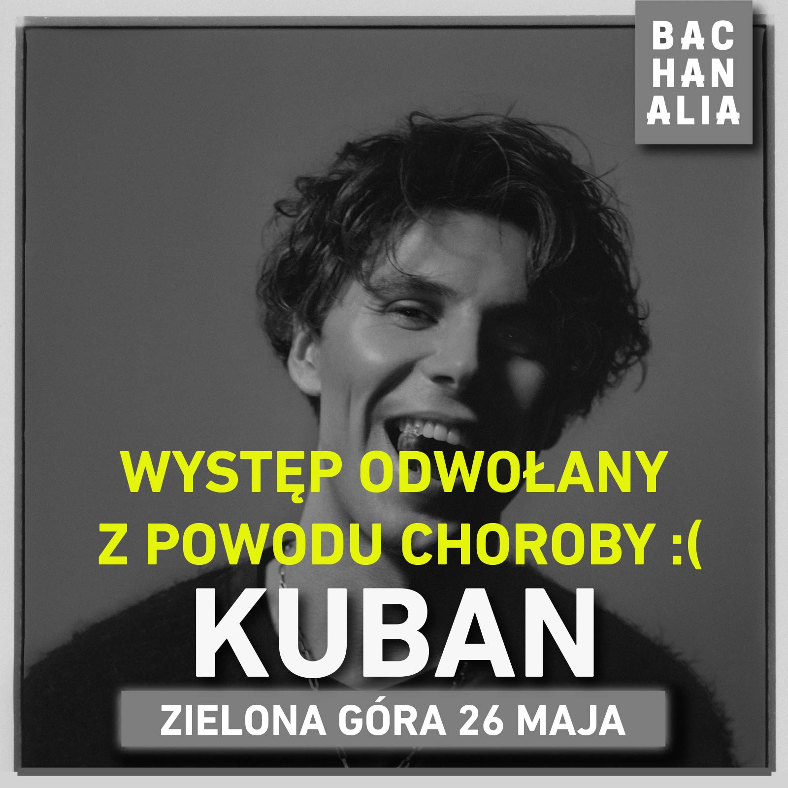 Odwołany występ